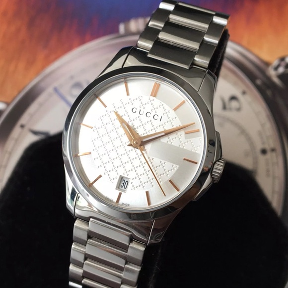 Gucci YA126523 Women's G-Timeless Silver Dial Quartz Watch - Picture 2 of 5